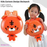 Kindergarten Cute Cartoon Kids School Bag for Boys and Girls (Orange)